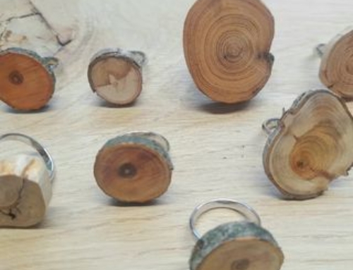 Originele houten ringen